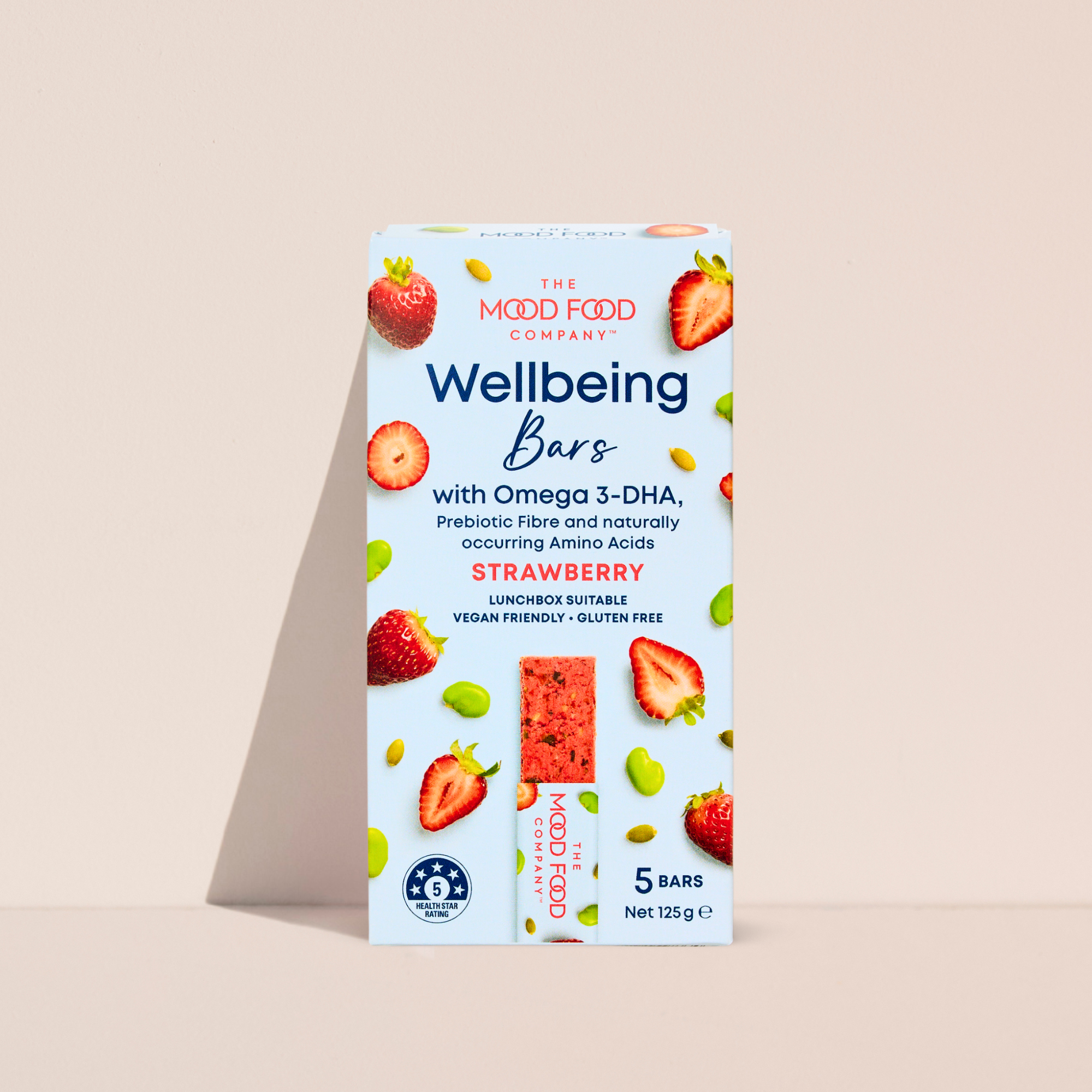 Strawberry Wellbeing Bars | 5-Pack